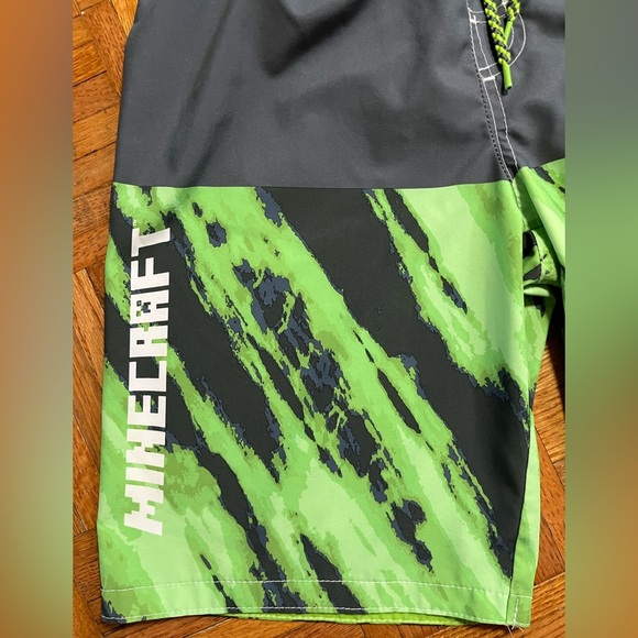 Minecraft Boys Sz 14/16 Swim Shorts with built in - Picture 4 of 6